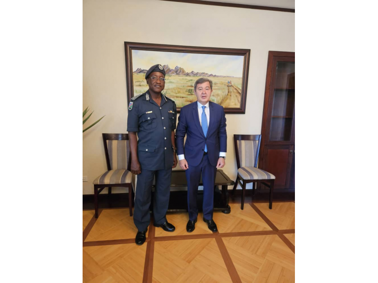 On the meeting of H.E. Mr. Dmitry Lobach, Ambassador of Russia to Namibia, with Mr. Raphael Hamunyela, Commissioner-General of the Namibian Correctional Service