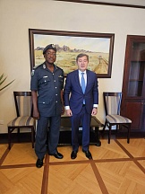 On the meeting of H.E. Mr. Dmitry Lobach, Ambassador of Russia to Namibia, with Mr. Raphael Hamunyela, Commissioner-General of the Namibian Correctional Service