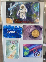 On April 12, 2021, on Cosmonautics Day, an exhibition of children's drawings dedicated to the 60th anniversary of Y.Gagarin's space flight was held at the Russian Embassy in Namibia. 