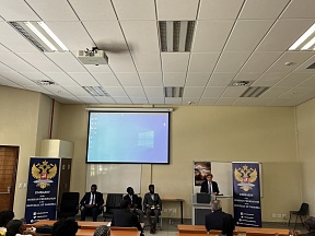 On the opening ceremony of the «Russian film week» in Namibia On the opening ceremony of the «Russian film week» in Namibia