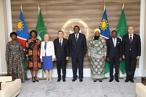 Ambassador of the Russian Federation to the Republic of Namibia presented his Credentials to the President of Namibia
