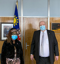 On July 26, 2021 H.E. Mr. Valerii Utkin, Ambassador of the Russian Federation to the Republic of Namibia, met with Hon. Jenelly Matundu, Deputy Minister of International Relations and Cooperation of the Republic of Namibia